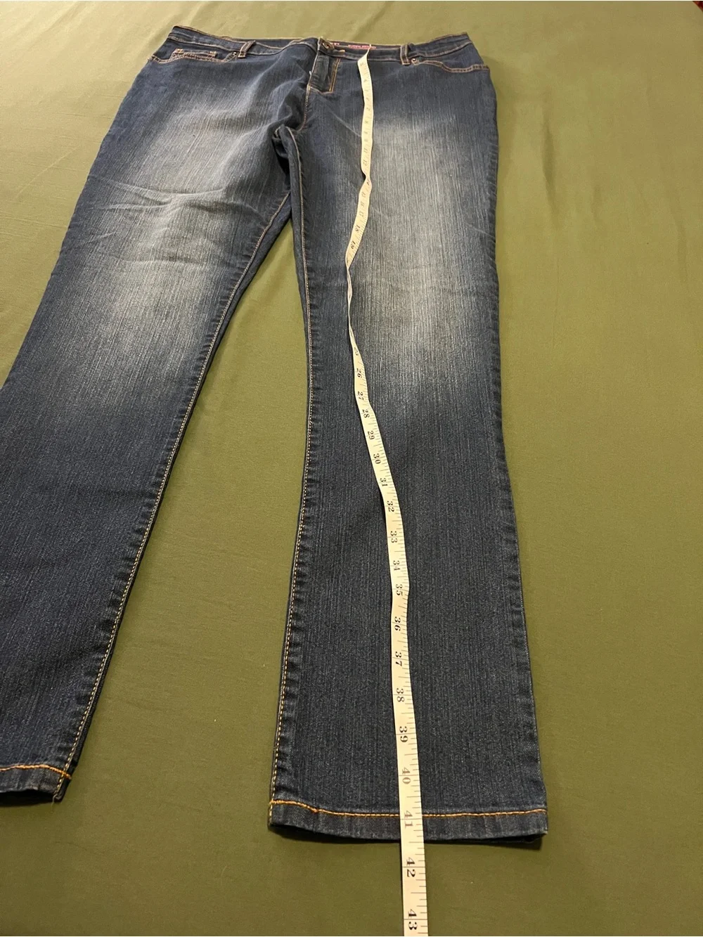 Dark Blue Faded Skinny Jeans Girl’s Size 20